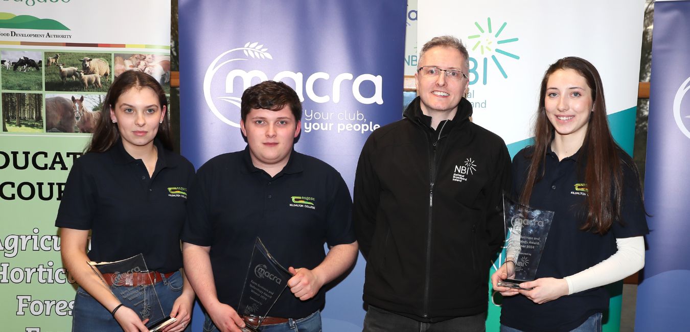 Kildalton College Win NBI Farm Business & Technology Award